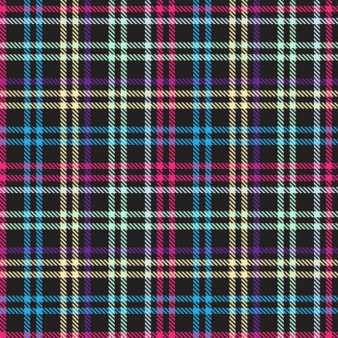 Gökkuşağı Tartan Glen Ekoseli Moda tekstil ve grafikleri için uygun kusursuz desen