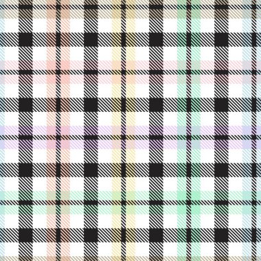 Gökkuşağı Tartan Glen Ekoseli Moda tekstil ve grafikleri için uygun kusursuz desen