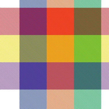 Gökkuşağı Tartan Glen Ekoseli Moda tekstil ve grafikleri için uygun kusursuz desen