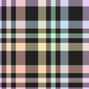 Gökkuşağı Tartan Glen Ekoseli Moda tekstil ve grafikleri için uygun kusursuz desen