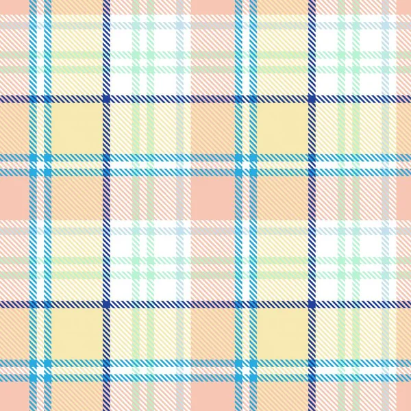 Rainbow Tartan Glen Plaid Texturovaný Bezešvý Vzor Vhodný Pro Módní — Stockový vektor