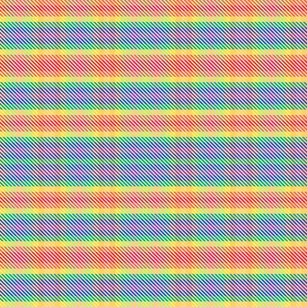 Rainbow Tartan Glen Plaid Motif Sans Couture Texturé Adapté Aux — Image vectorielle