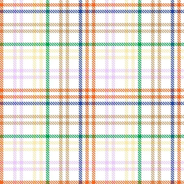 Rainbow Tartan Glen Plaid Textured Seamless Pattern Suitable Fashion Textiles — Stock Vector