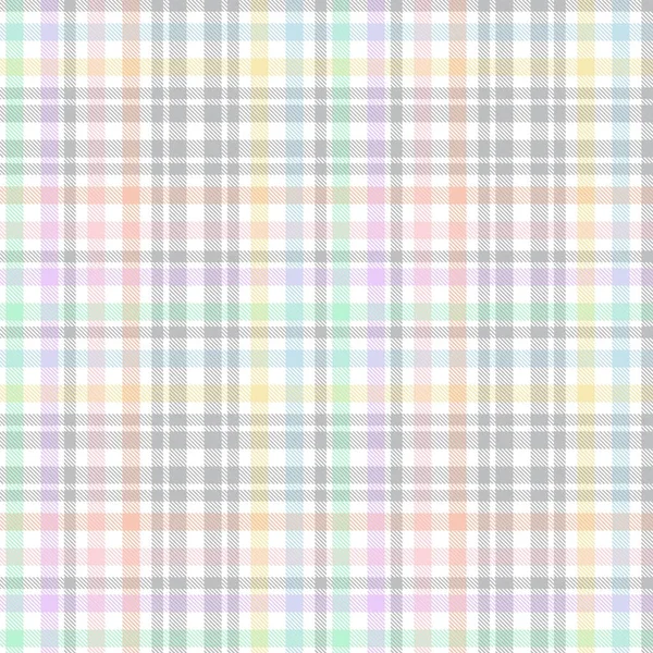 Rainbow Tartan Glen Plaid Motif Sans Couture Texturé Adapté Aux — Image vectorielle