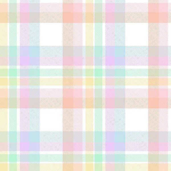 Rainbow Tartan Glen Xadrez Texturizado Padrão Sem Costura Adequado Para — Vetor de Stock