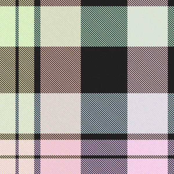 Rainbow Tartan Glen Plaid Texturiertes Nahtloses Muster Für Modetextilien Und — Stockvektor