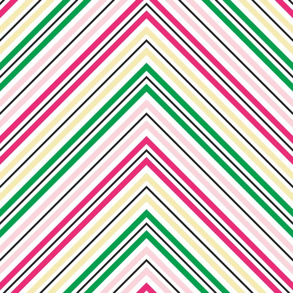 Rainbow Chevron Диагональ Полосатый Бесшовный Фон Шаблона Подходит Моды Текстиля — стоковый вектор