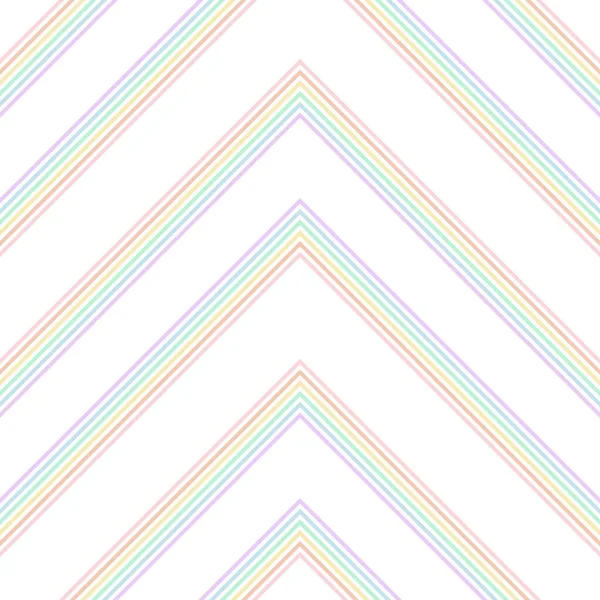 Rainbow Chevron Diagonal Listrado Sem Costura Fundo Padrão Adequado Para —  Vetores de Stock