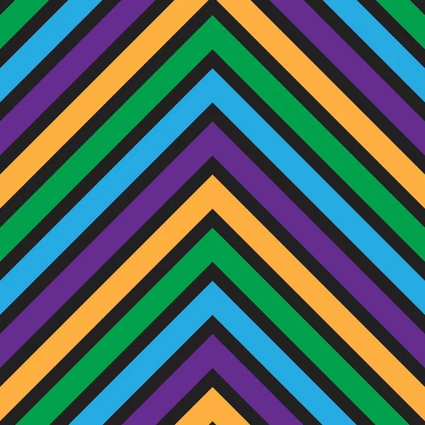 Rainbow Chevron Diagonale Rayé Fond Motif Sans Couture Adapté Pour — Image vectorielle