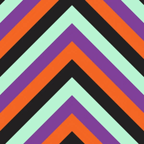 Rainbow Chevron Diagonal Striped Seamless Pattern Background Suitable Fashion Textiles — Stock Vector