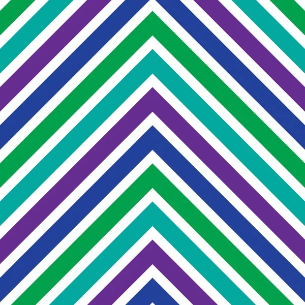 Szivárvány Chevron Átlós Csíkos Zökkenőmentes Minta Háttér Alkalmas Divat Textil — Stock Vector