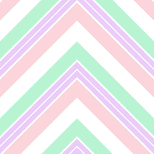 Rainbow Chevron Diagonal Striped Seamless Pattern Background Suitable Fashion Textiles — Stock Vector