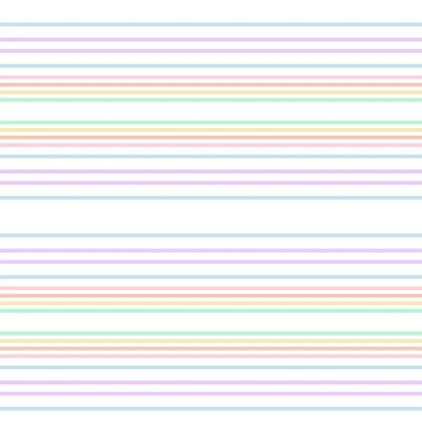 Rainbow Horizontal Listrado Sem Costura Fundo Padrão Adequado Para Têxteis —  Vetores de Stock