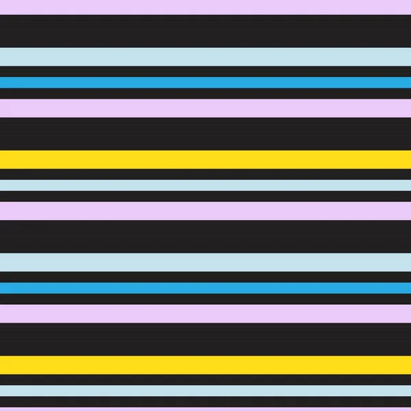 Rainbow Horizontal Полосатый Бесшовный Фон Шаблона Подходит Моды Текстиля Графики — стоковый вектор