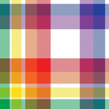 Gökkuşağı Glen Ekose desenli moda tekstil ve grafikleri için uygun kusursuz desen