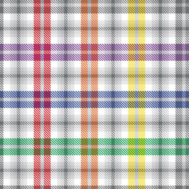 Gökkuşağı Glen Ekose desenli moda tekstil ve grafikleri için uygun kusursuz desen
