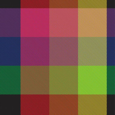 Gökkuşağı Glen Ekose desenli moda tekstil ve grafikleri için uygun kusursuz desen