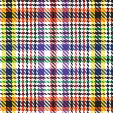 Gökkuşağı Glen Ekose desenli moda tekstil ve grafikleri için uygun kusursuz desen