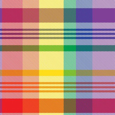 Gökkuşağı Glen Ekose desenli moda tekstil ve grafikleri için uygun kusursuz desen