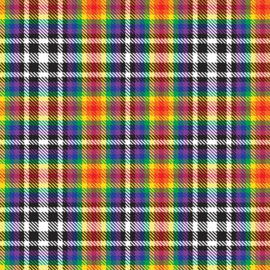 Gökkuşağı Glen Ekose desenli moda tekstil ve grafikleri için uygun kusursuz desen