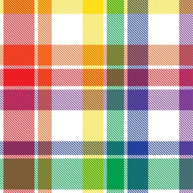 Gökkuşağı Glen Ekose desenli moda tekstil ve grafikleri için uygun kusursuz desen
