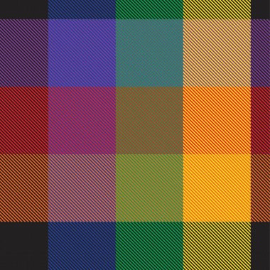Gökkuşağı Glen Ekose desenli moda tekstil ve grafikleri için uygun kusursuz desen