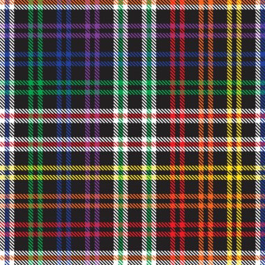 Gökkuşağı Glen Ekose desenli moda tekstil ve grafikleri için uygun kusursuz desen