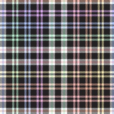 Gökkuşağı Glen Ekose desenli moda tekstil ve grafikleri için uygun kusursuz desen