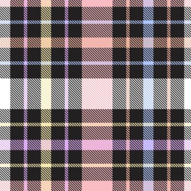 Gökkuşağı Glen Ekose desenli moda tekstil ve grafikleri için uygun kusursuz desen