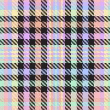 Gökkuşağı Glen Ekose desenli moda tekstil ve grafikleri için uygun kusursuz desen