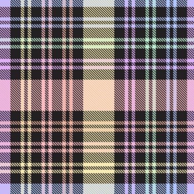 Gökkuşağı Glen Ekose desenli moda tekstil ve grafikleri için uygun kusursuz desen