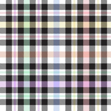 Gökkuşağı Glen Ekose desenli moda tekstil ve grafikleri için uygun kusursuz desen