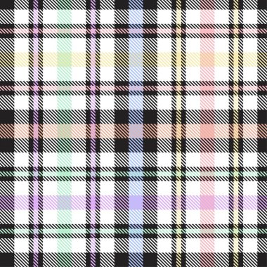 Gökkuşağı Glen Ekose desenli moda tekstil ve grafikleri için uygun kusursuz desen