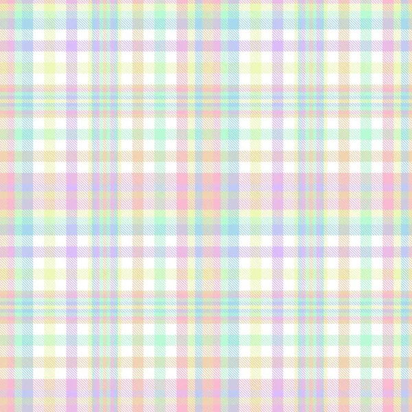Rainbow Glen Plaid Motif Sans Couture Texturé Adapté Aux Textiles — Image vectorielle