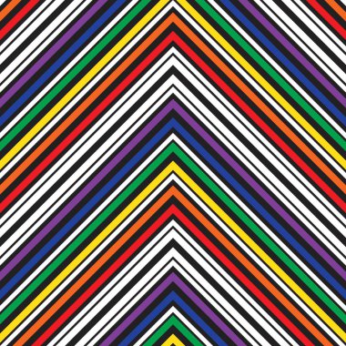 Gökkuşağı sembolü köşegen çizgili desensiz arka plan moda tekstil ve grafikleri için uygun