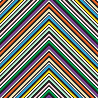Gökkuşağı sembolü köşegen çizgili desensiz arka plan moda tekstil ve grafikleri için uygun