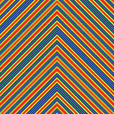 Gökkuşağı sembolü köşegen çizgili desensiz arka plan moda tekstil ve grafikleri için uygun