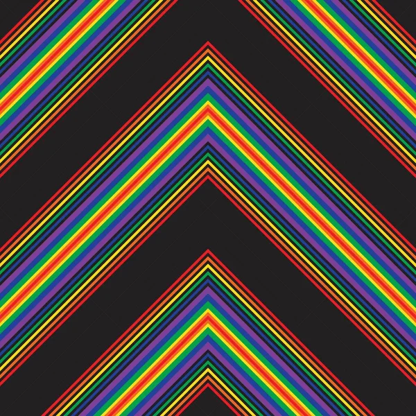 Rainbow Chevron Диагональ Полосатый Бесшовный Фон Шаблона Подходит Моды Текстиля — стоковый вектор