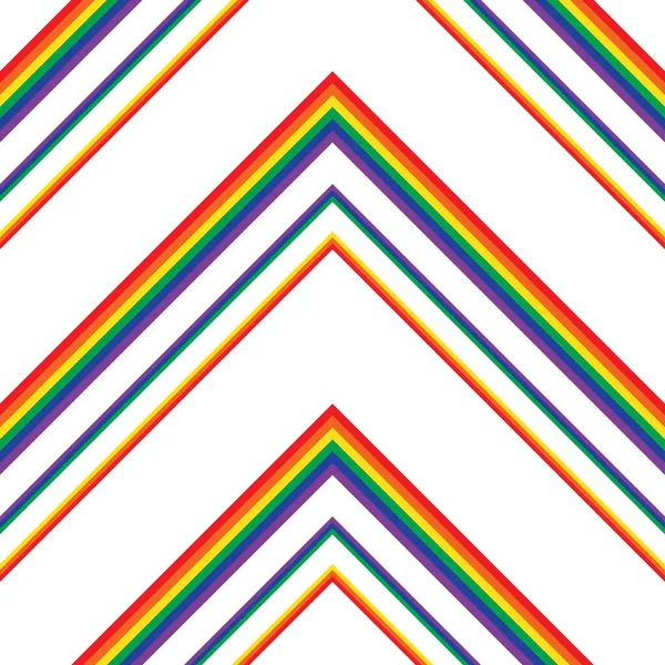 Rainbow Chevron Діагональ Смугастий Фон Вітрила Підходить Модного Текстилю Графіки — стоковий вектор
