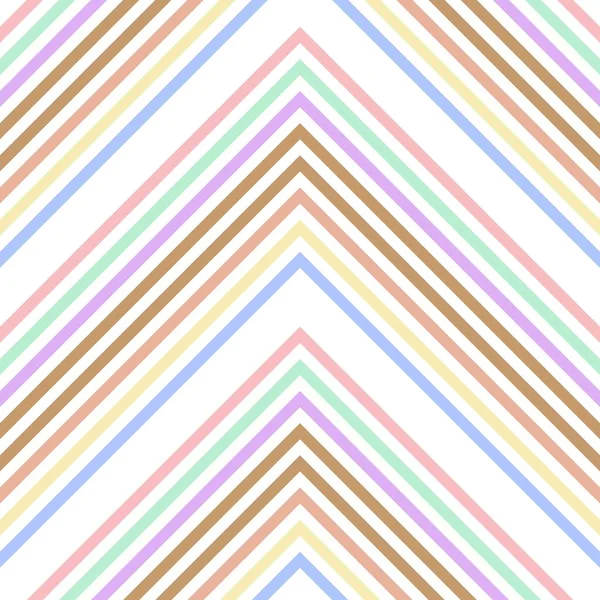 Rainbow Chevron Diagonal Listrado Sem Costura Fundo Padrão Adequado Para —  Vetores de Stock