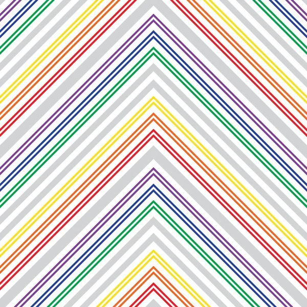 Rainbow Chevron Diagonal Listrado Sem Costura Fundo Padrão Adequado Para —  Vetores de Stock