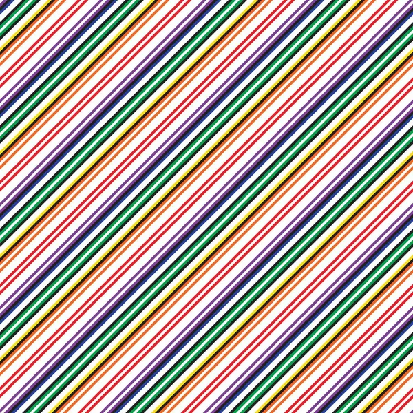 Rainbow Diagonale Rayé Fond Motif Sans Couture Adapté Pour Les — Image vectorielle