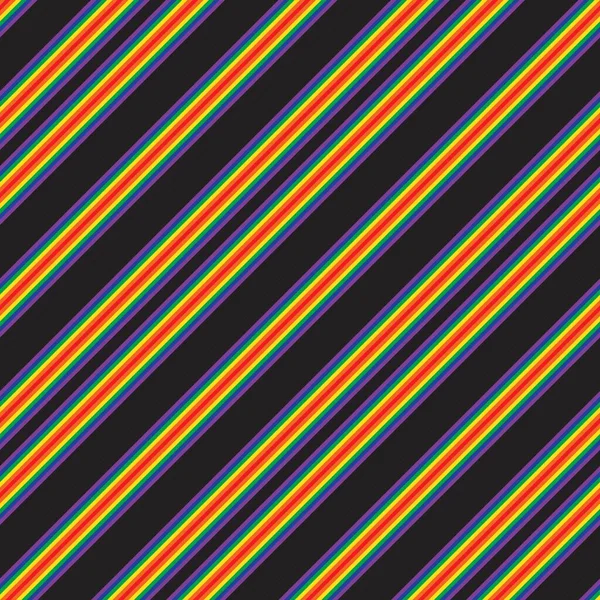 Rainbow Diagonale Rayé Fond Motif Sans Couture Adapté Pour Les — Image vectorielle