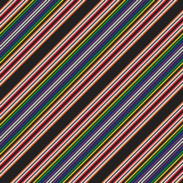 Rainbow Diagonal Striped Seamless Pattern Background Suitable Fashion Textiles Graphics — Stock Vector