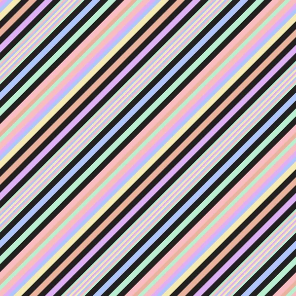 Rainbow Diagonale Rayé Fond Motif Sans Couture Adapté Pour Les — Image vectorielle