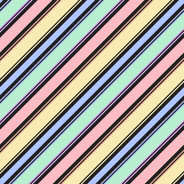 Regenbogen Diagonal Gestreifte Nahtlose Muster Hintergrund Geeignet Für Modetextilien Grafiken — Stockvektor