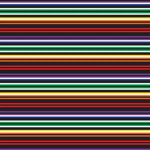 Rainbow Horizontal Rayas Sin Costuras Patrón Fondo Adecuado Para Textiles — Vector de stock