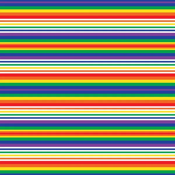 Rainbow Horizontal Rayas Sin Costuras Patrón Fondo Adecuado Para Textiles — Archivo Imágenes Vectoriales