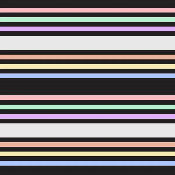 Rainbow Horizontal Rayas Sin Costuras Patrón Fondo Adecuado Para Textiles — Vector de stock