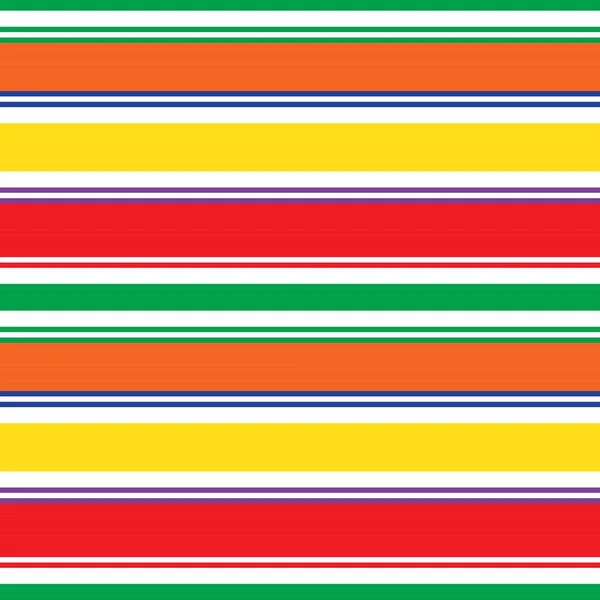 Rainbow Horizontal Rayas Sin Costuras Patrón Fondo Adecuado Para Textiles — Vector de stock